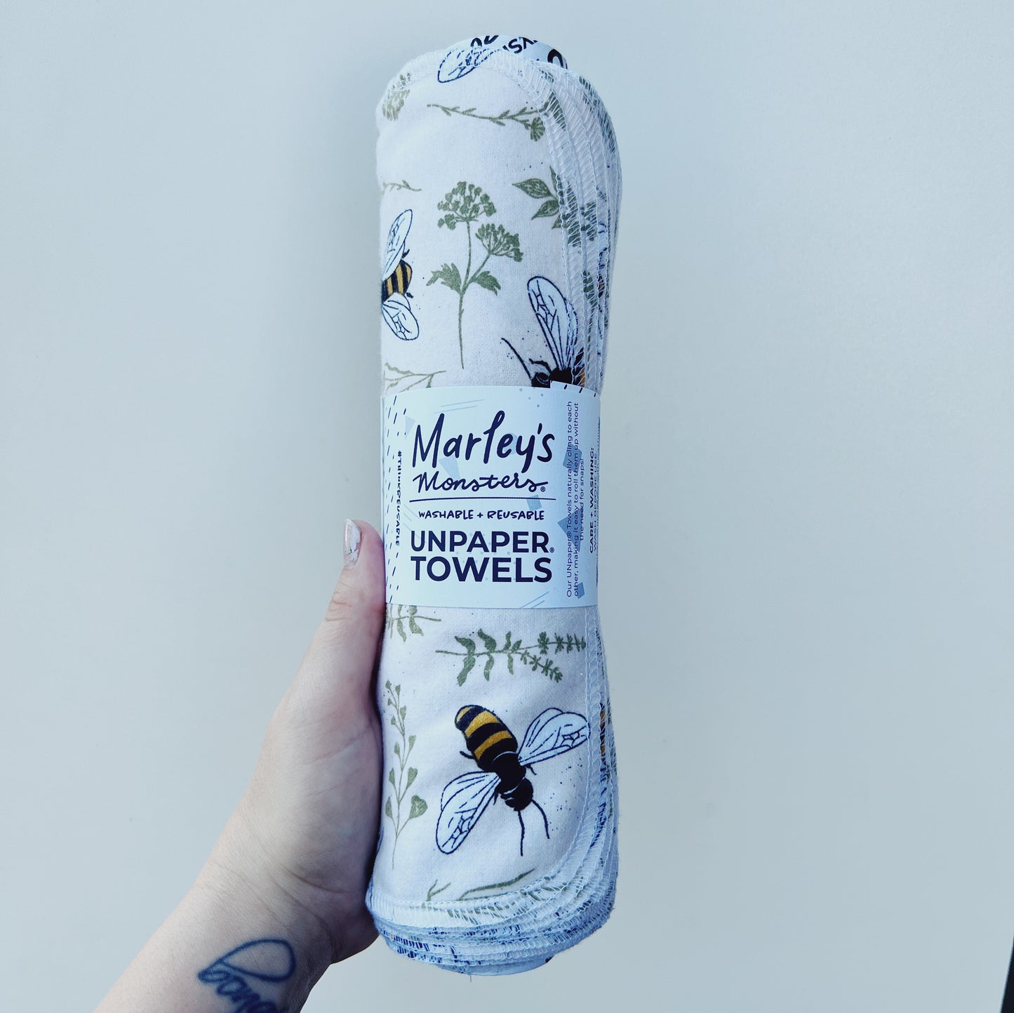 UNpaper Towels + Kraft Tube - Reusable Cloths