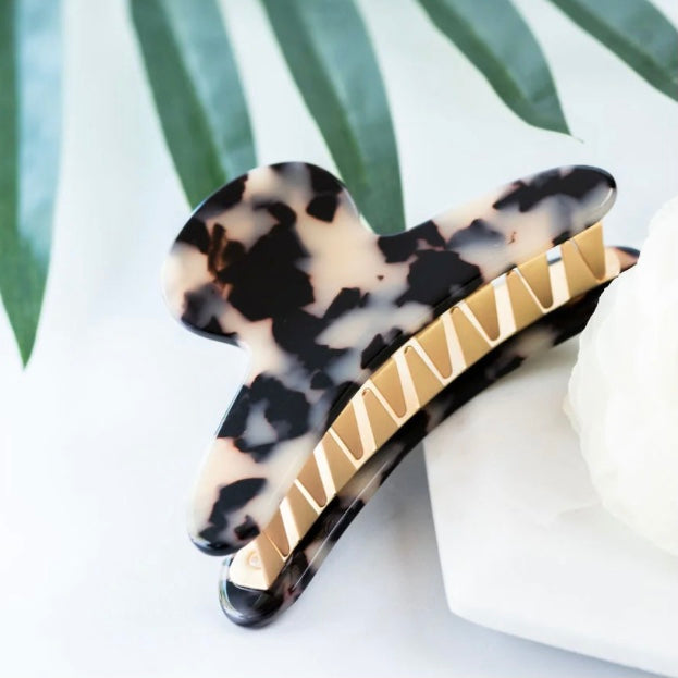 Eco Acetate Medium Claw Hair Clip - “Bio Blonde”