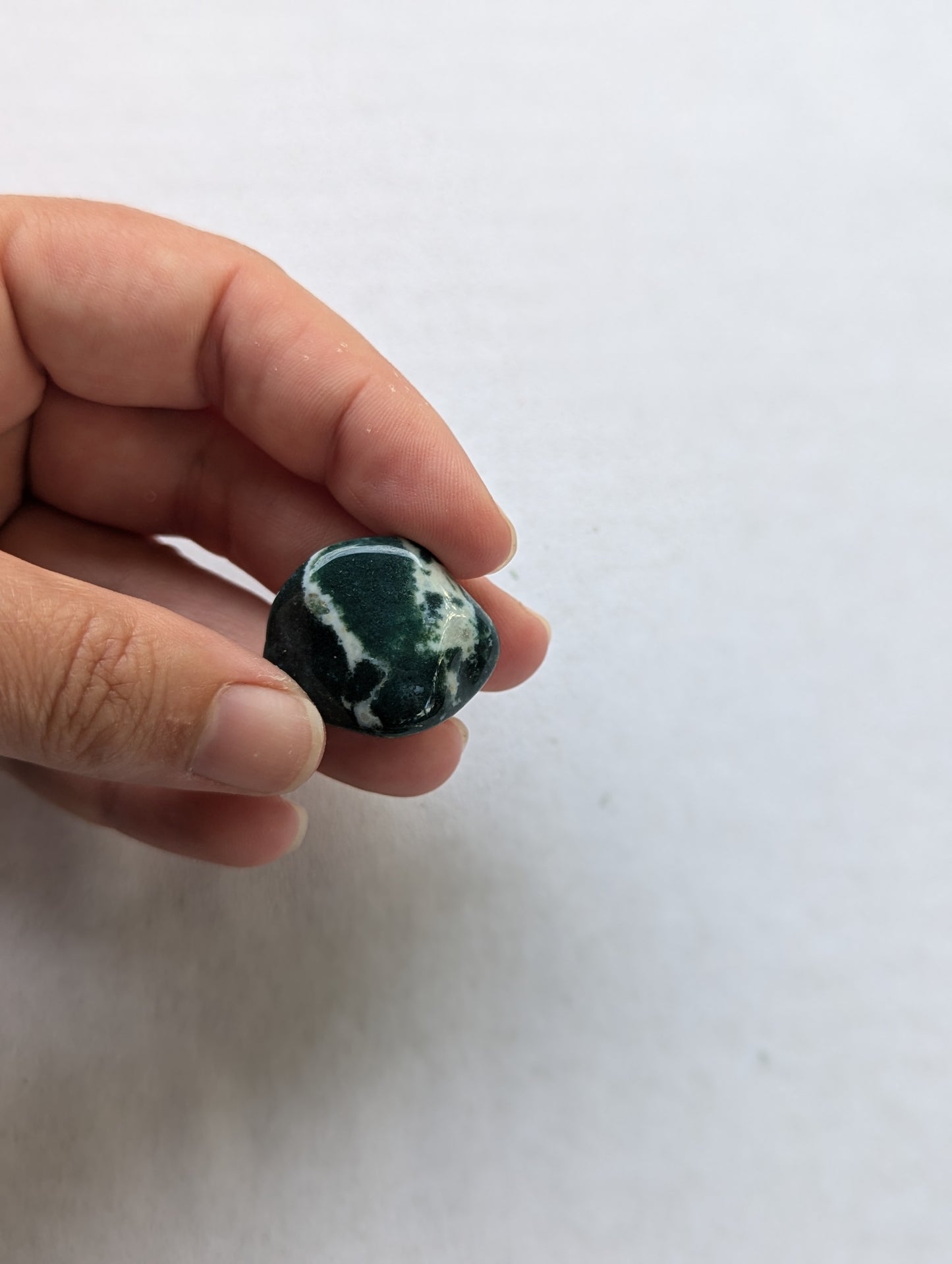 Moss Agate Tumble