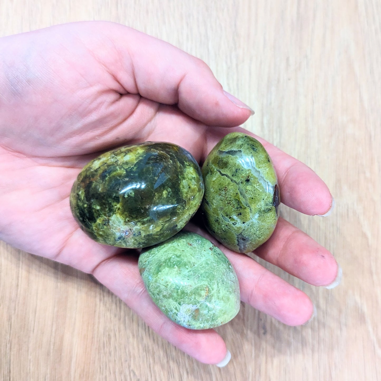 Green Opal Pebble 3-4"
