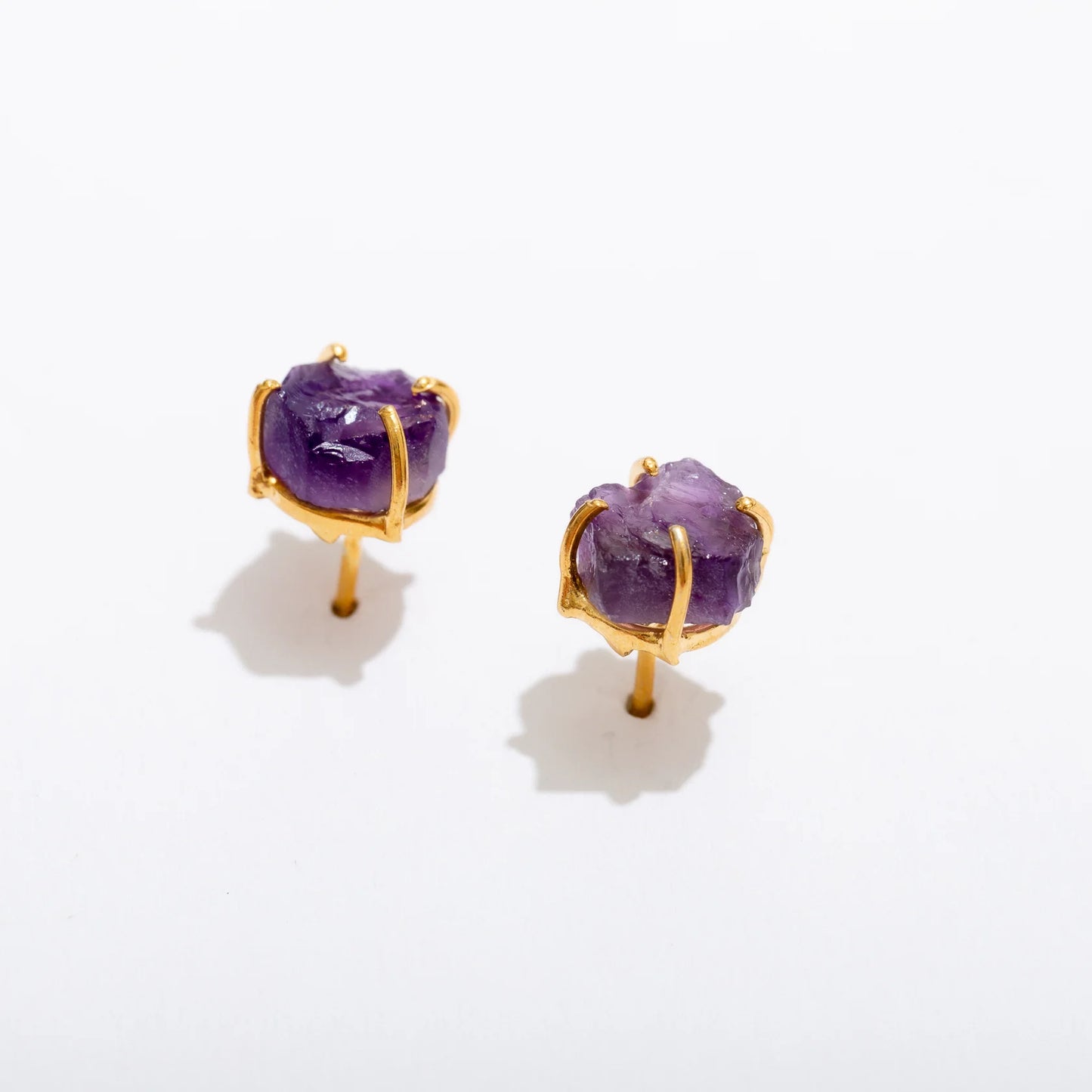 Austin Earrings - Amethyst