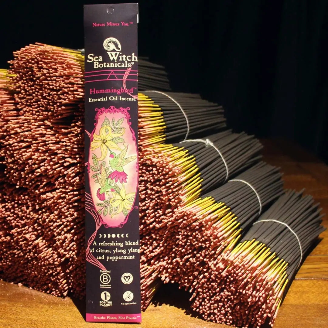 Hummingbird Incense with ylang ylang and peppermint (20 Sticks)