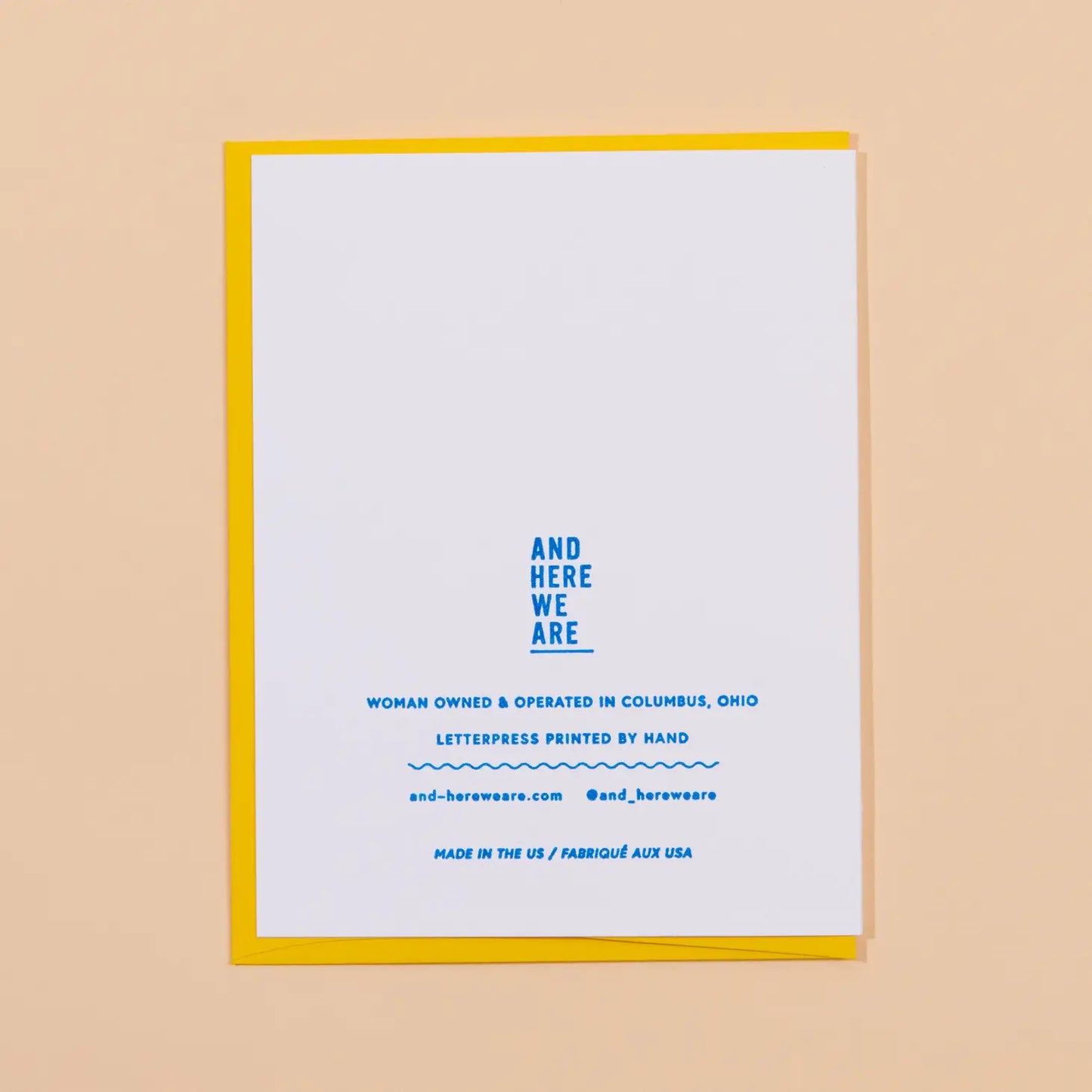 "Parenting is Hard" Letterpress Greeting Card | New Baby Card, Mother's Day Card, Father's Day Card