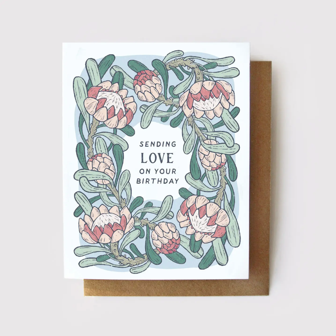 Sending Love On Your Birthday Card