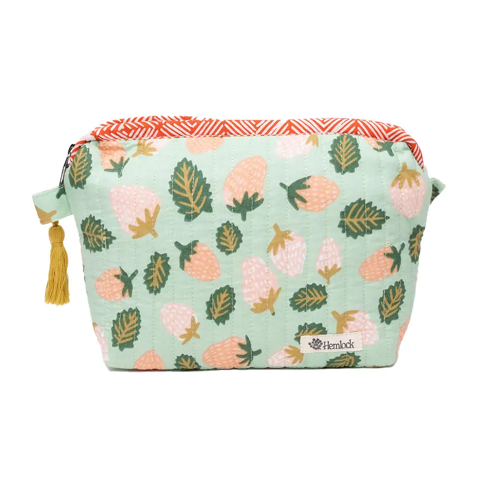 Suzette Quilted Zipper Pouch