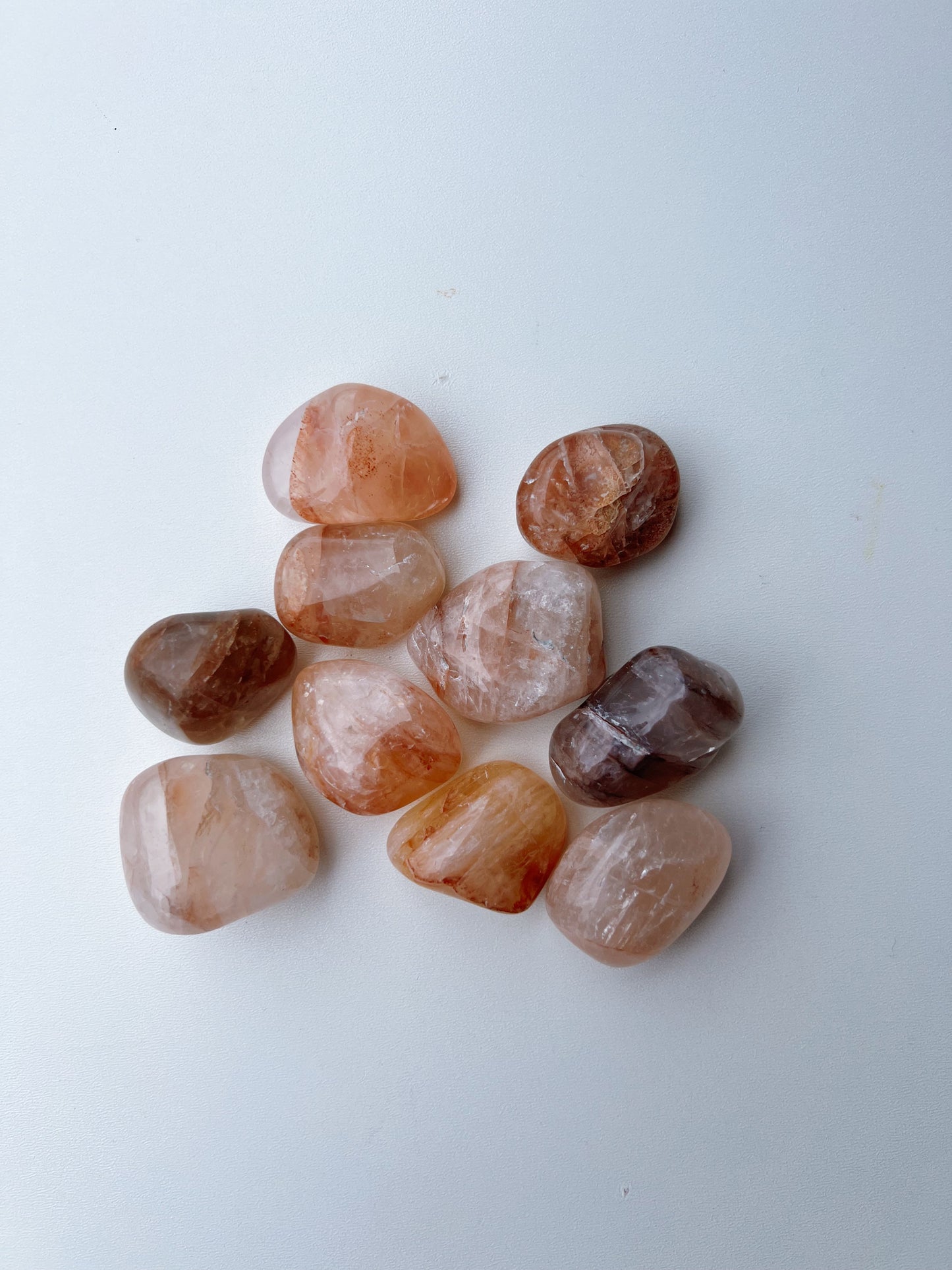 Red Hematoid Quartz Small Pebble
