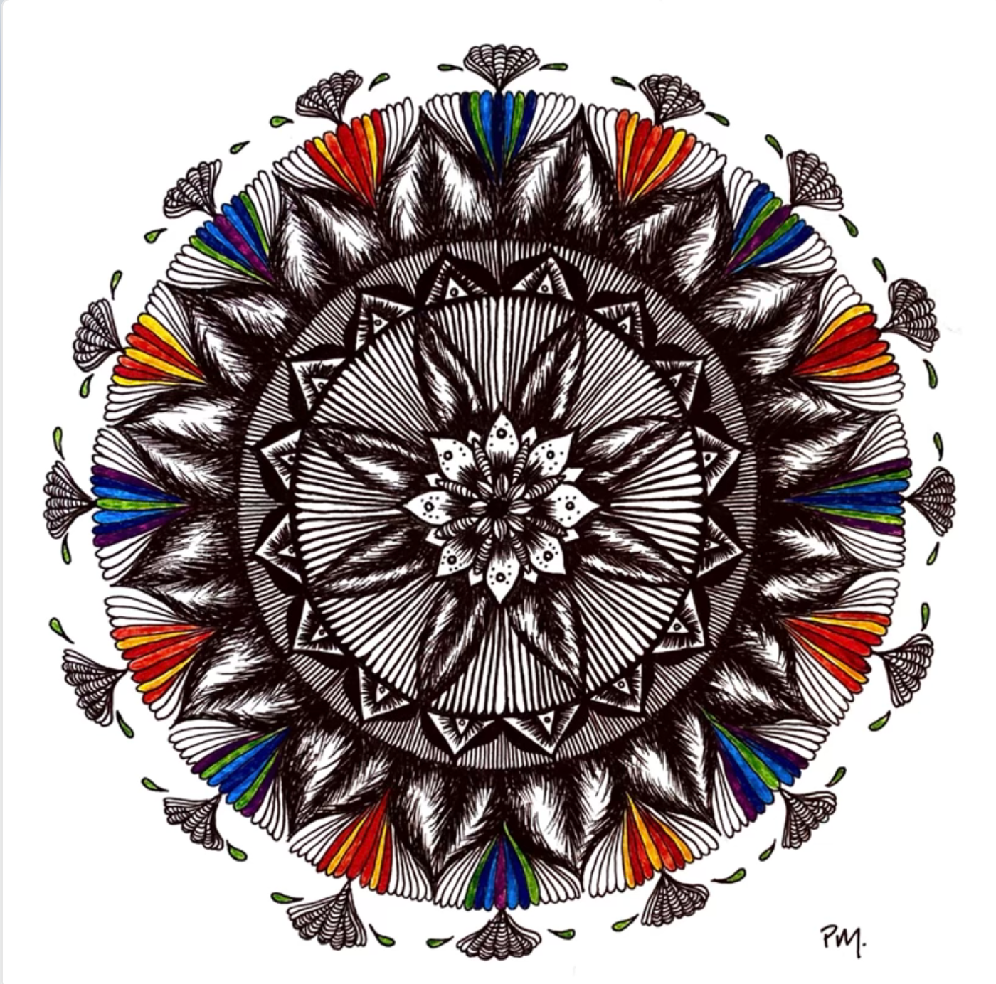 Mandala Print