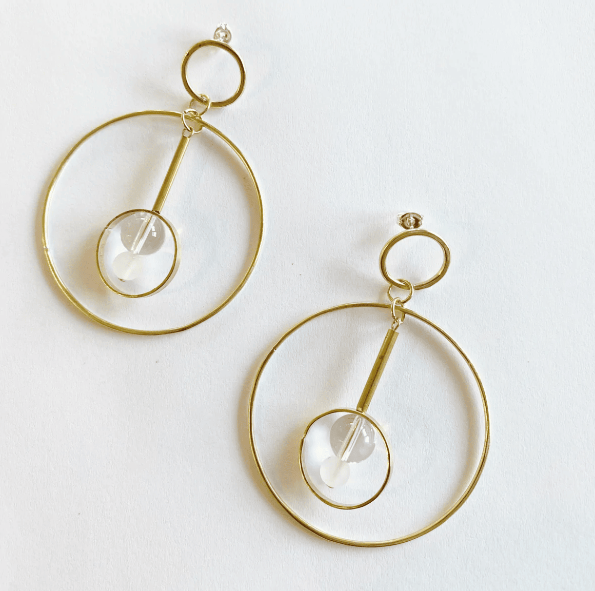 Geometric Swing Earrings