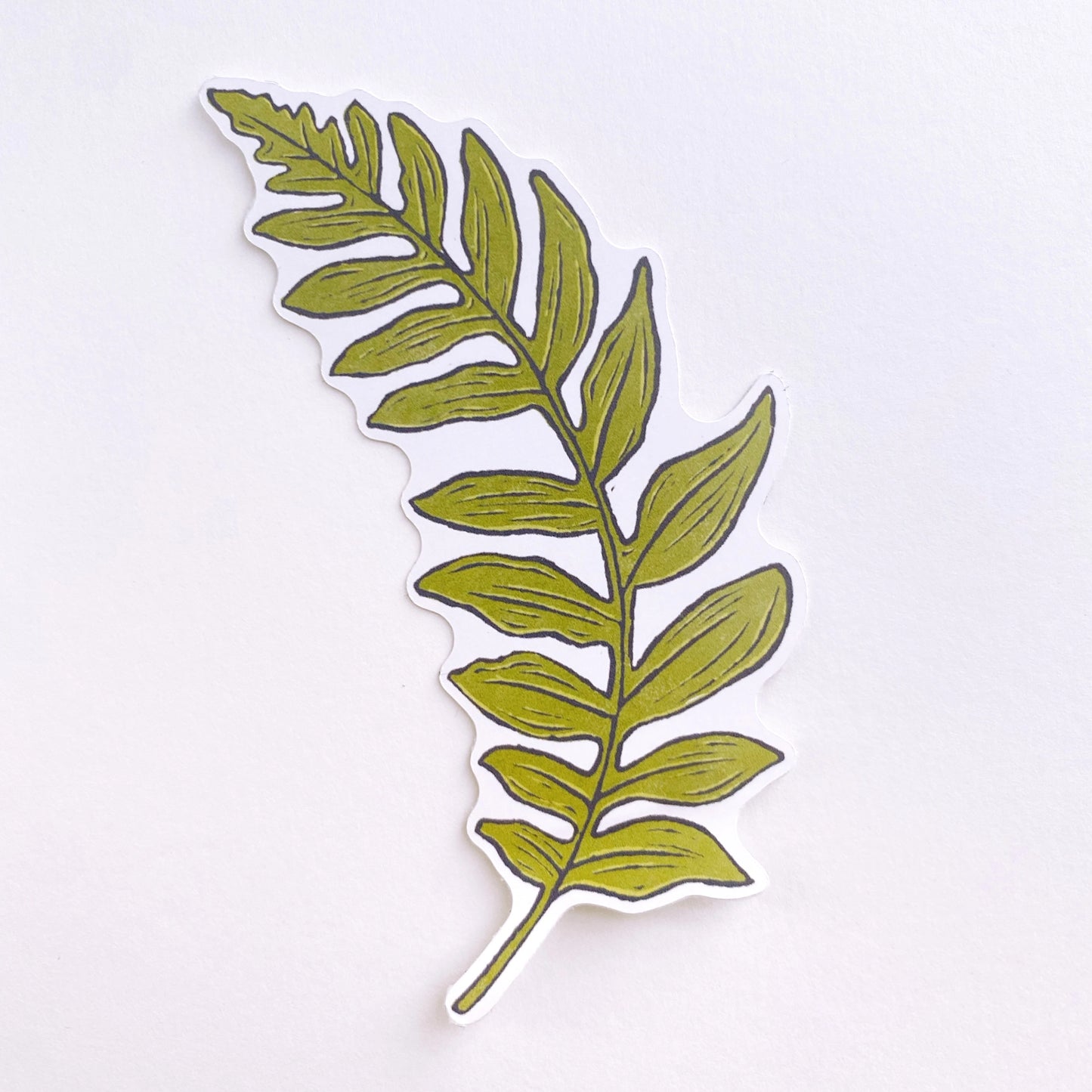 Fern Frond Paper Sticker