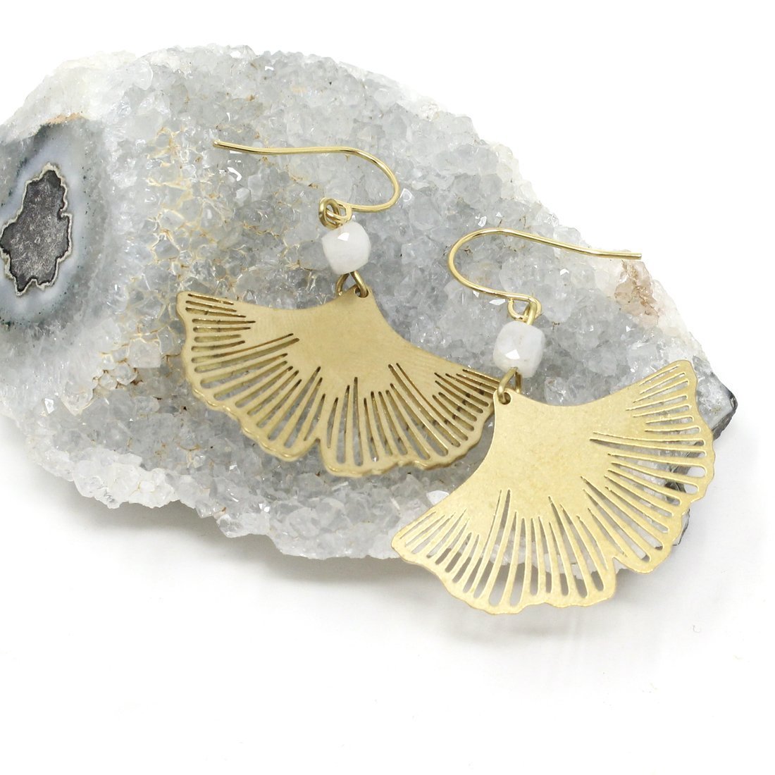 Ginkgo Earrings - Crafts & Love -Freehand Market