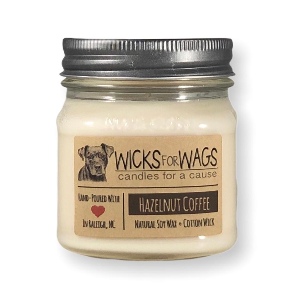 Hazelnut Coffee Soy Candle - Wicks for Wags -Freehand Market