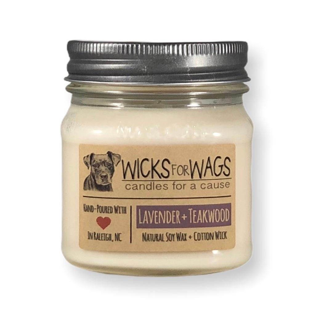 Lavender + Teakwood Soy Candle