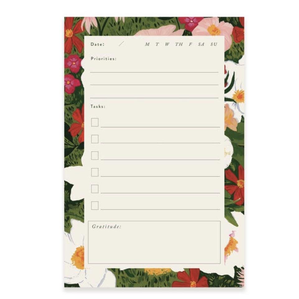 Lush Garden Notepad - Pen + Pillar -Freehand Market