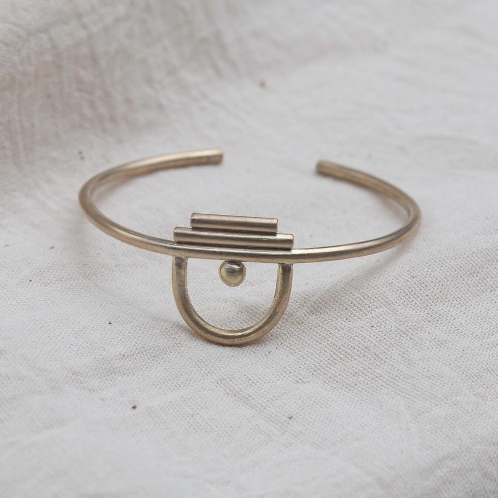 Malazi Bangle Bracelet (Adjustable Width) - Yewo -Freehand Market