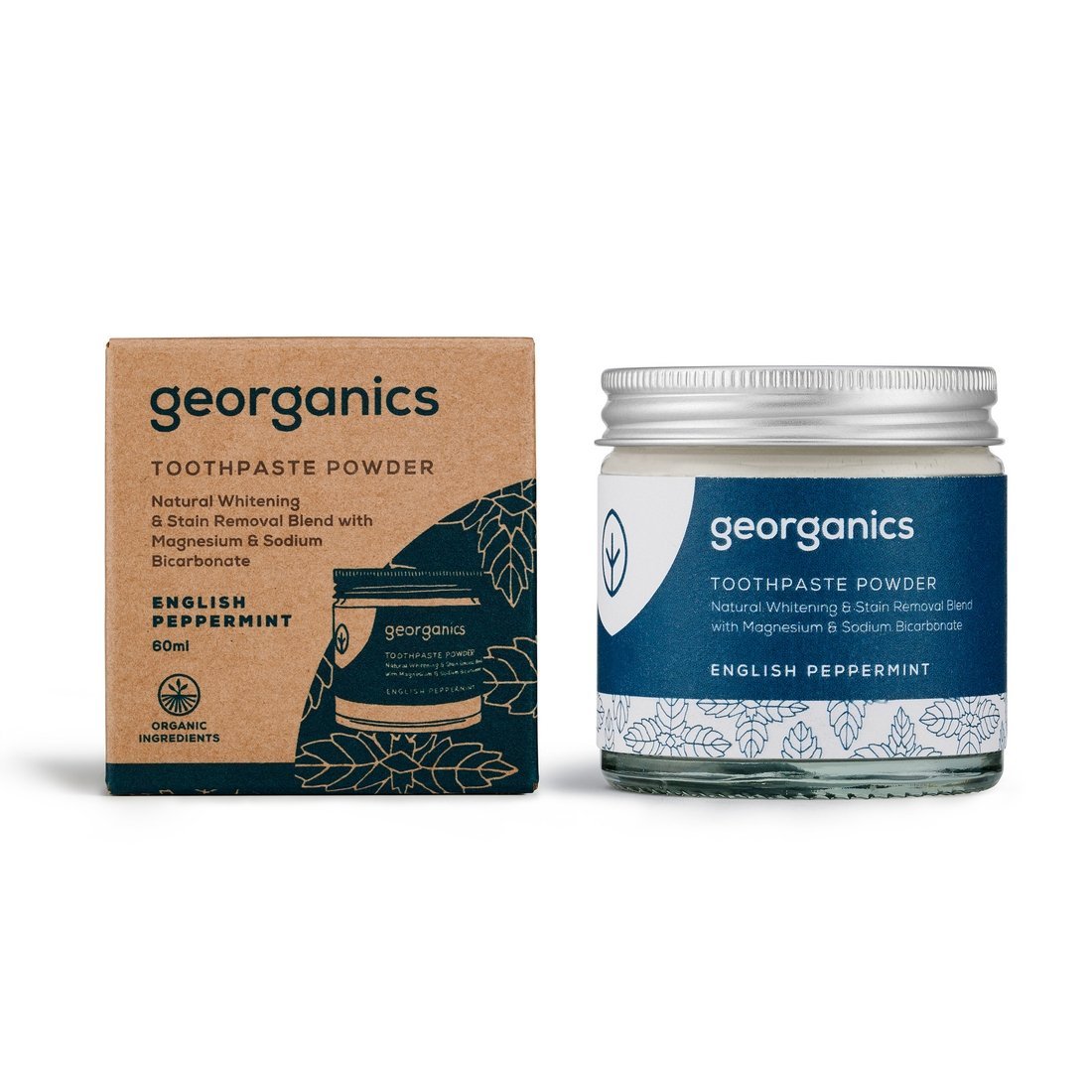 Peppermint Tooth Powder - Georganics -Freehand Market