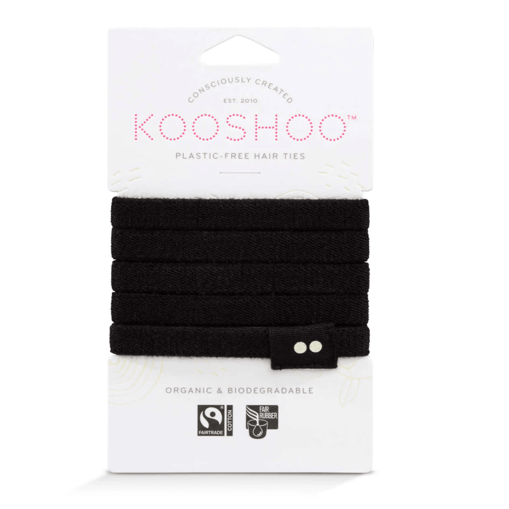Plastic-Free Hair Ties 5 Pack