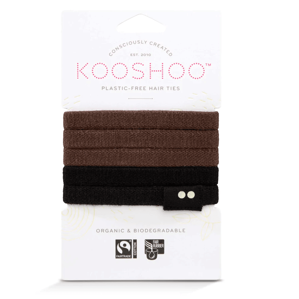 Plastic-Free Hair Ties 5 Pack