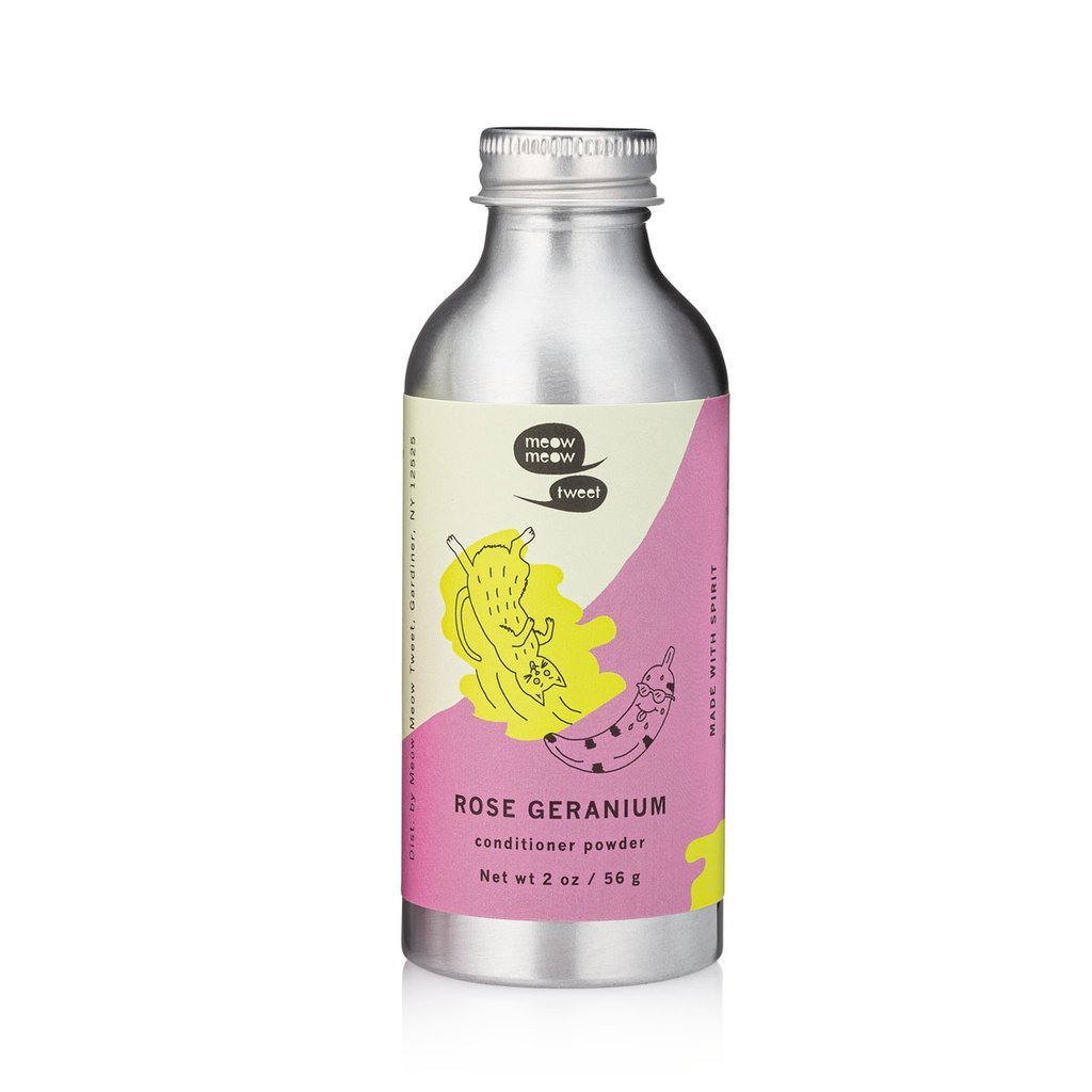 Rose Geranium Conditioner Powder - Meow Meow Tweet -Freehand Market