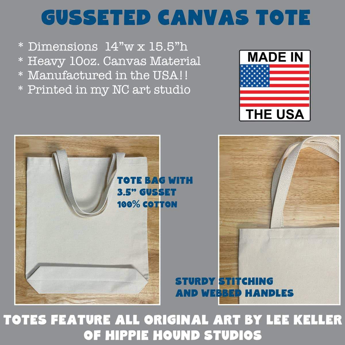 Smart Chicken Tote Bag - Hippie Hound Studios -Freehand Market