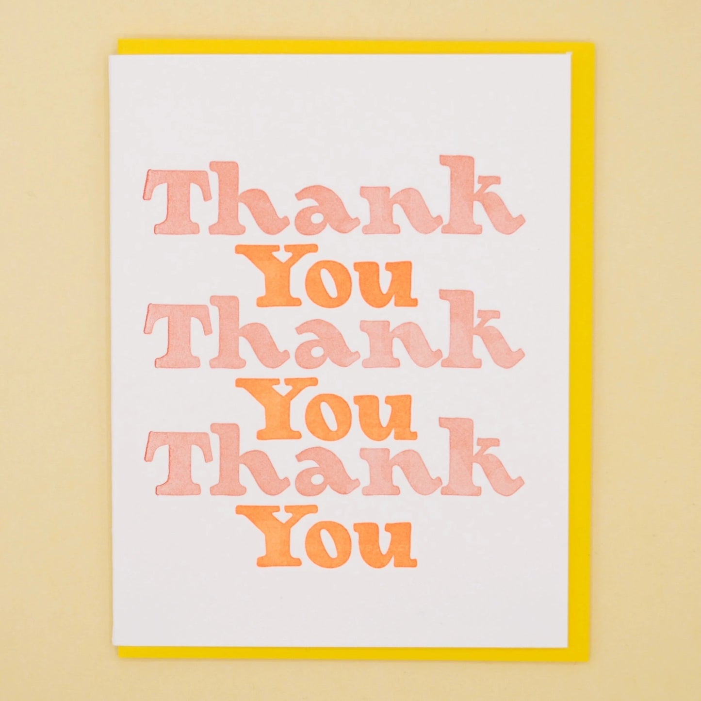Thank You x3 Card