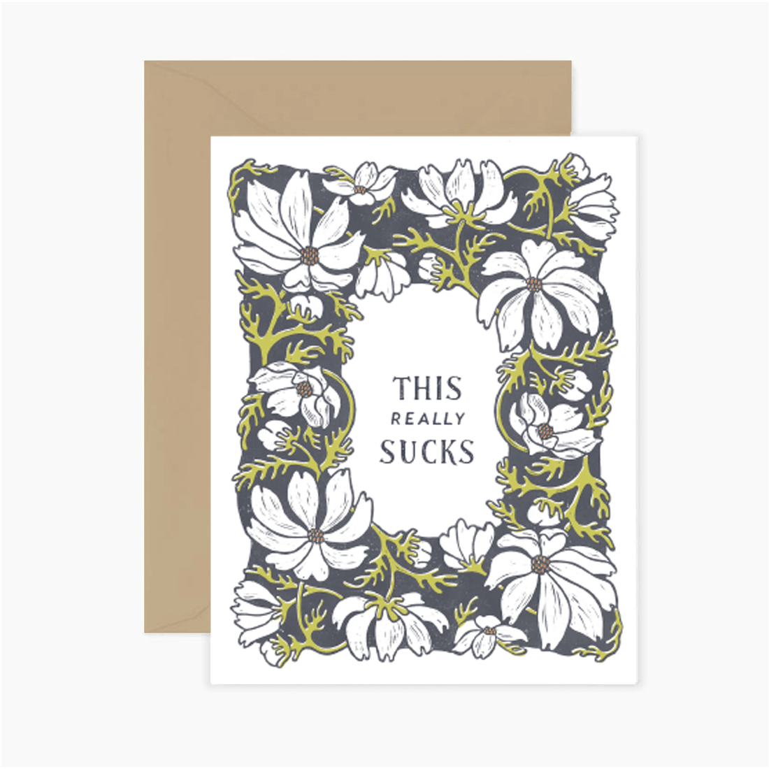 This Really Sucks Sympathy Card - Root and Branch Paper -Freehand Market