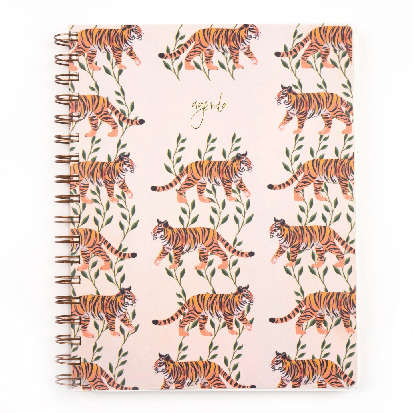 Orange Floral Undated Planner (Agenda)