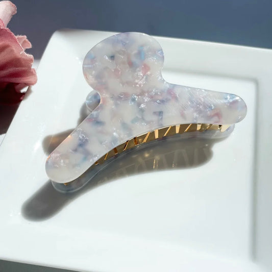 Eco Acetate Mini Claw Hair Clip  - “Unicorn”