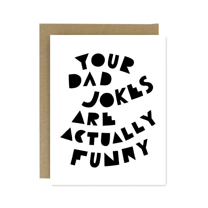 Dad Jokes [Fathers Day] Greeting Card
