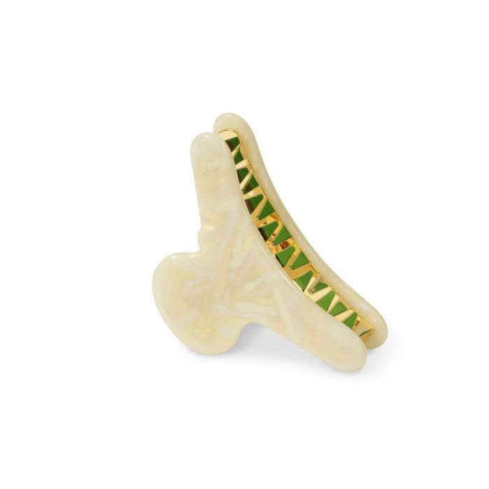 Eco Acetate Medium Claw Hair Clip  - “Opal”