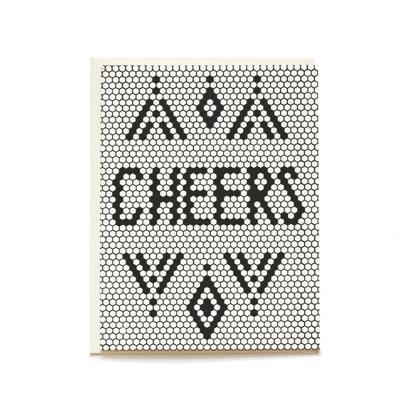 Cheers Tile Congrats Greeting Card