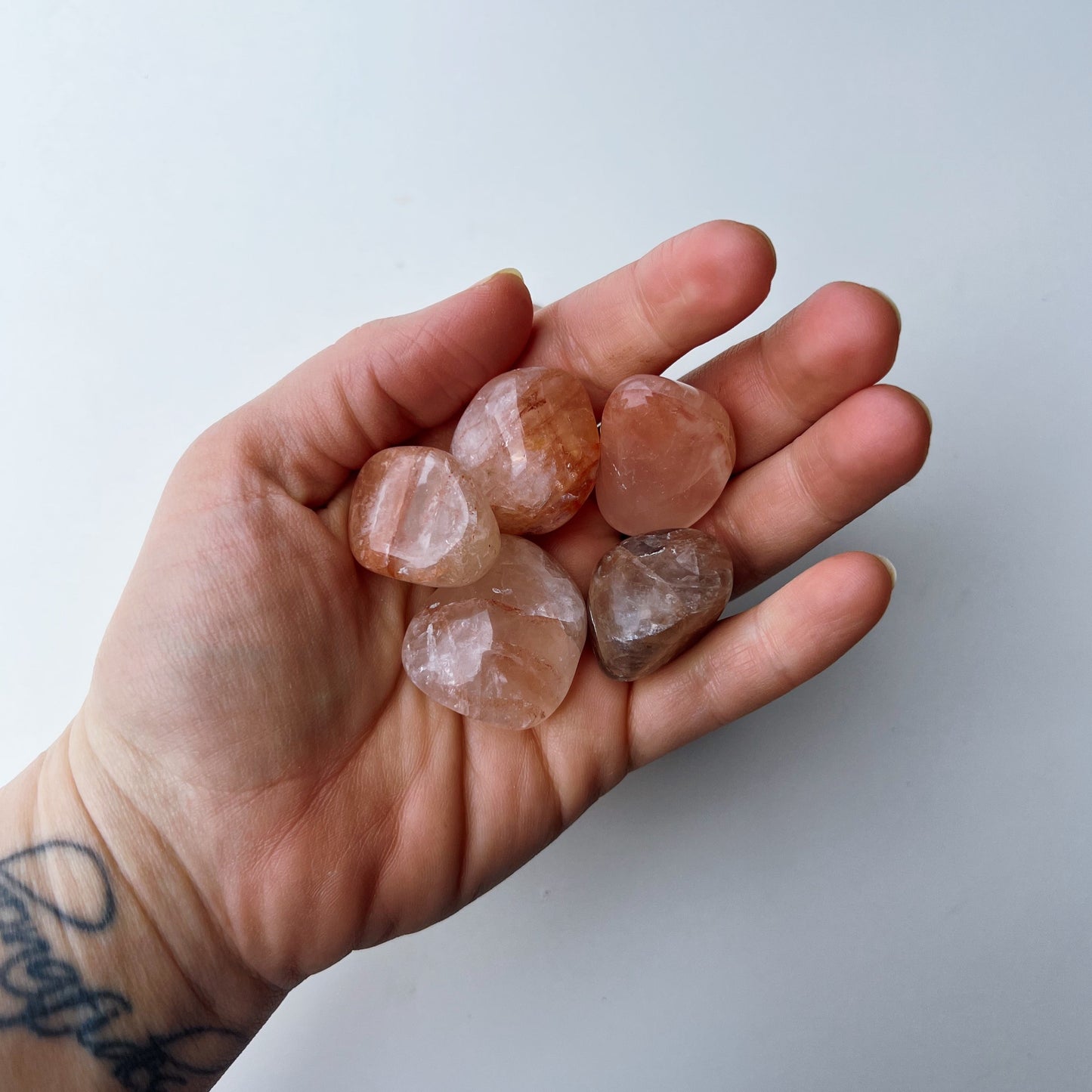 Red Hematoid Quartz Small Pebble