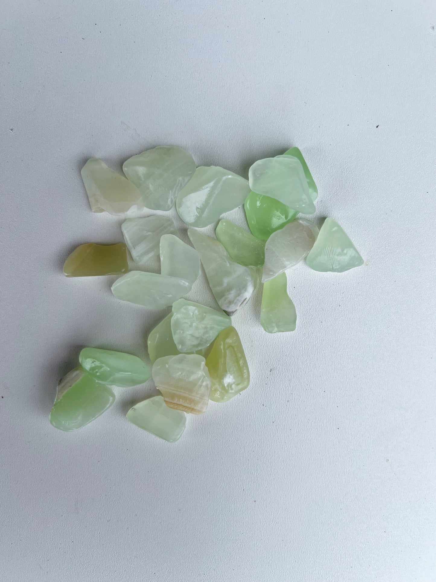 Green Calcite X-Small Pebble