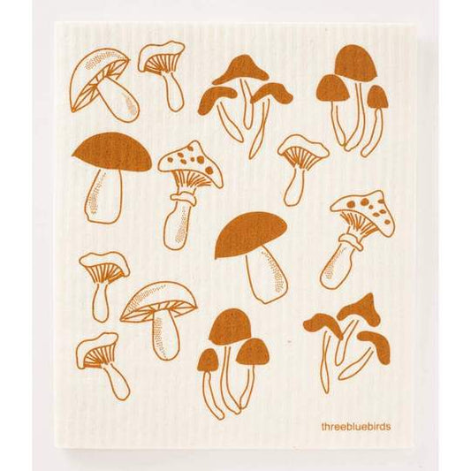 Mushroom Swedish Dishcloth