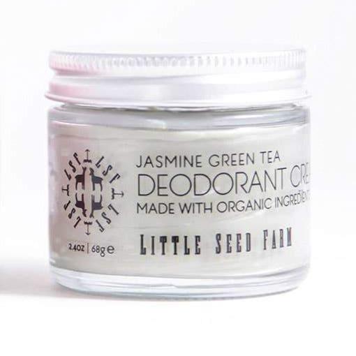 All Natural Deodorant Cream - Jasmine & Green Tea - Little Seed Farm -Freehand Market