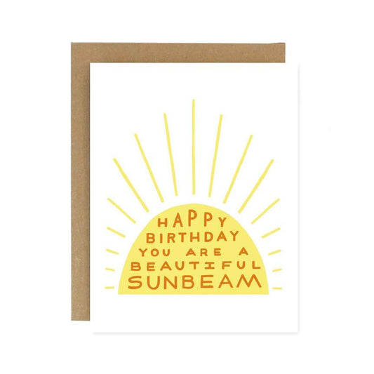 Birthday Sunbeam Greeting Card - Worthwhile Paper -Freehand Market