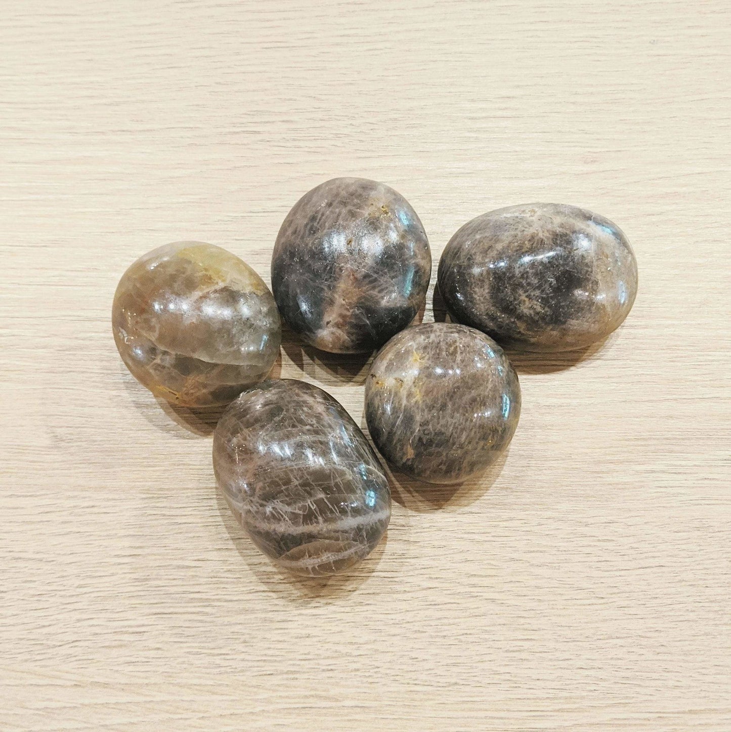 Black Moonstone Pebble - Enter the Earth -Freehand Market
