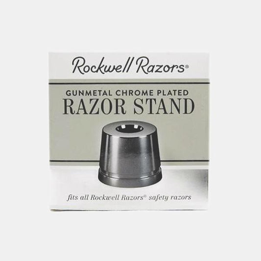 Chrome Safety Razor Stand - Rockwell Razors -Freehand Market