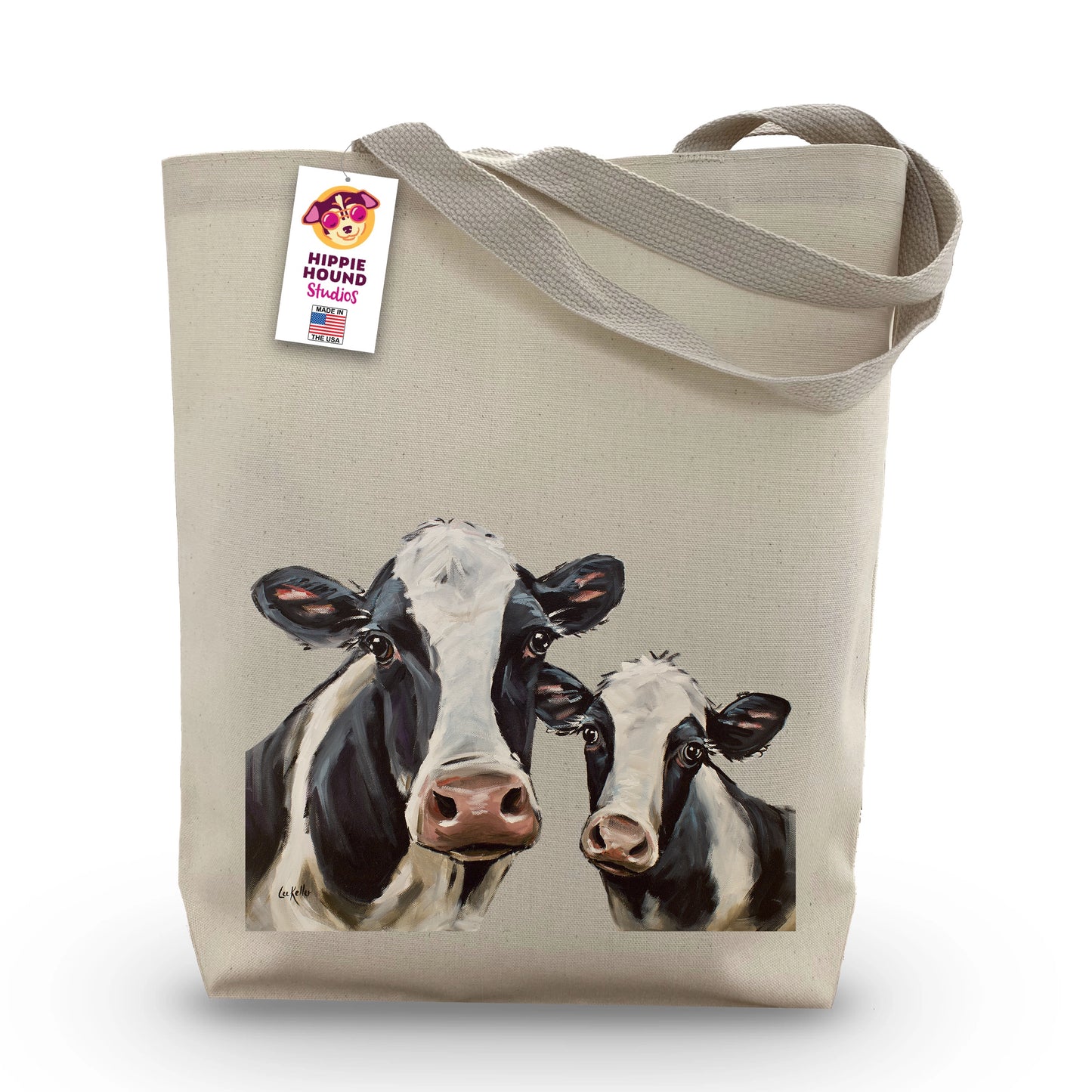 Dairy Cow Tote Bag Made in NC