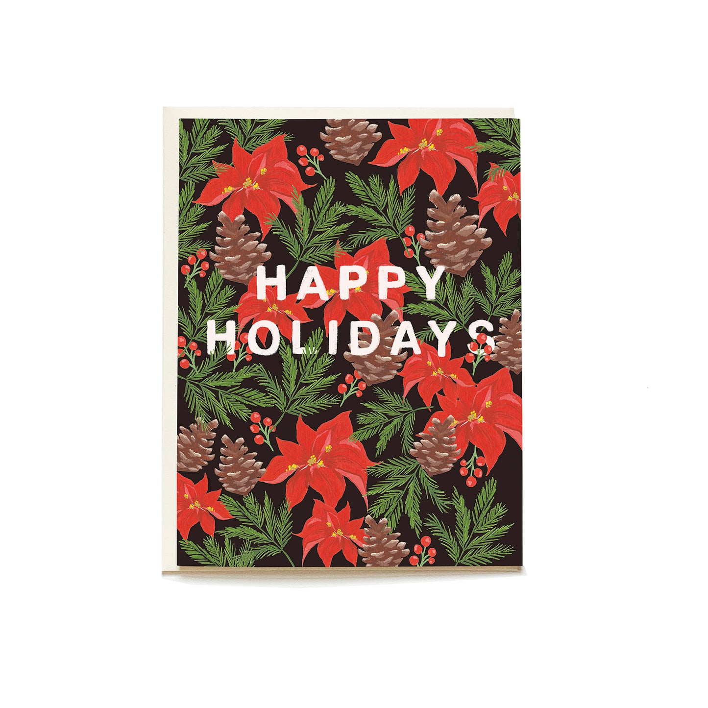 Festive Forest Holiday Greeting Card