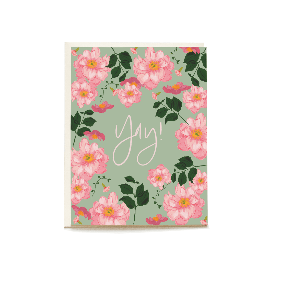 Floral Yay Greeting Card - Pen + Pillar -Freehand Market