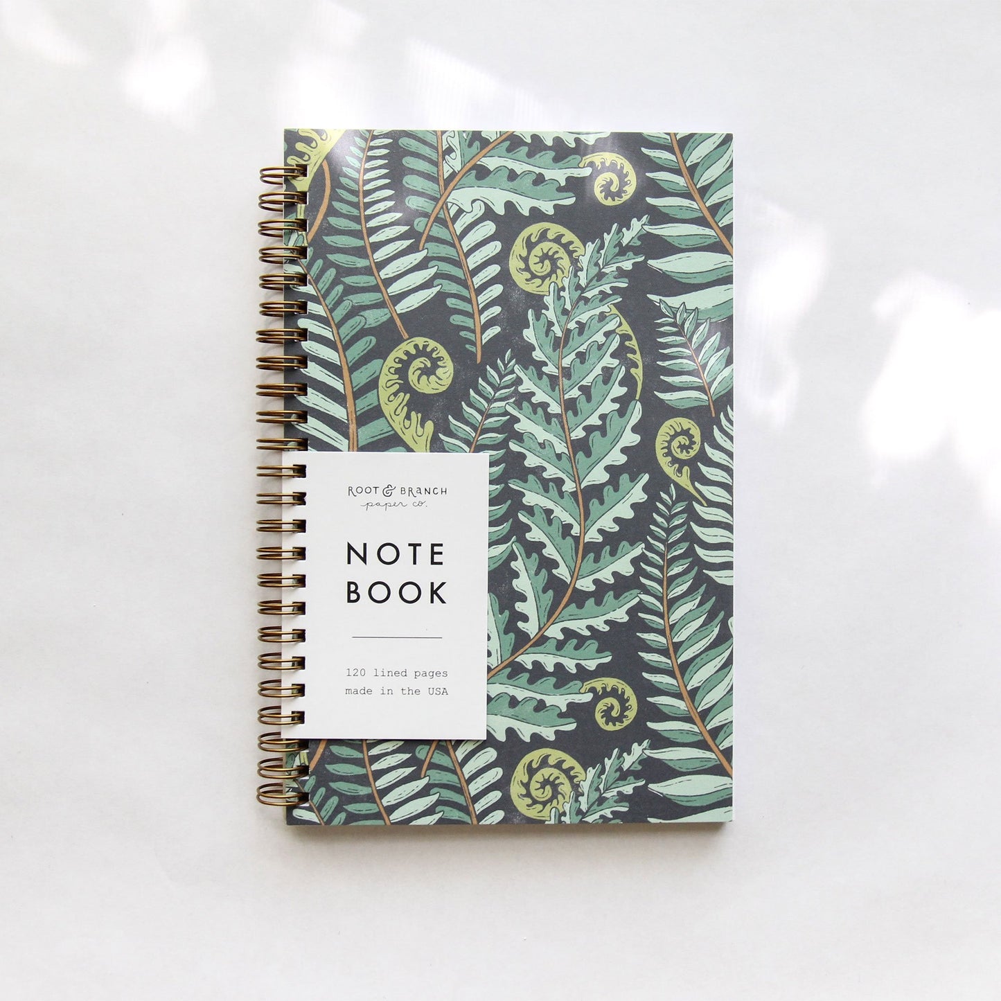 Forest Fern Lined Journal - Root and Branch Paper -Freehand Market