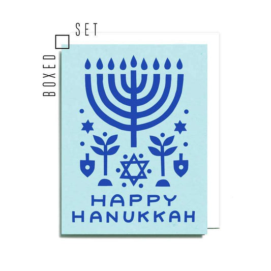 Happy Hanukkah Boxed Set of 6 - Worthwhile Paper -Freehand Market