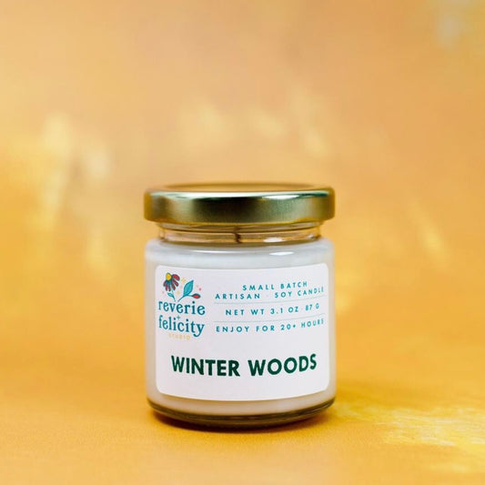 Mini Candle Winter Woods