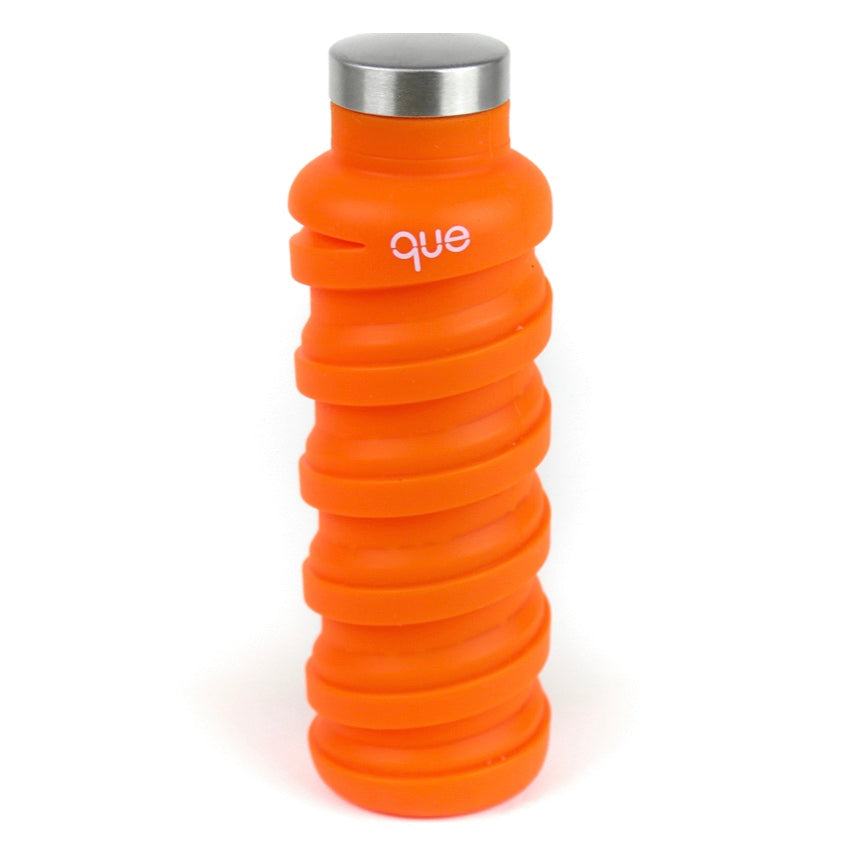 Orange Collabsible Silicone Water Bottle