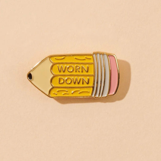 Worn Down Pencil Enamel Pin