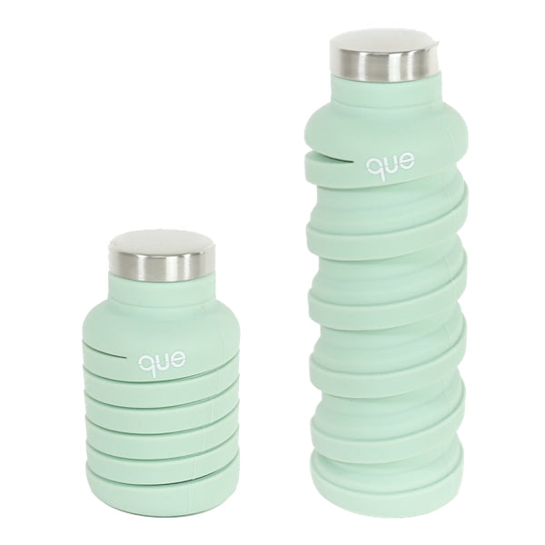 Sage Green Collapsible Silicone Water Bottle