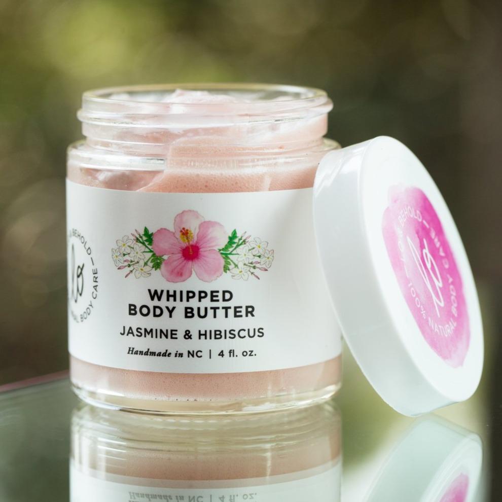 Natural Jasmine & Hibiscus Whipped Body Butter