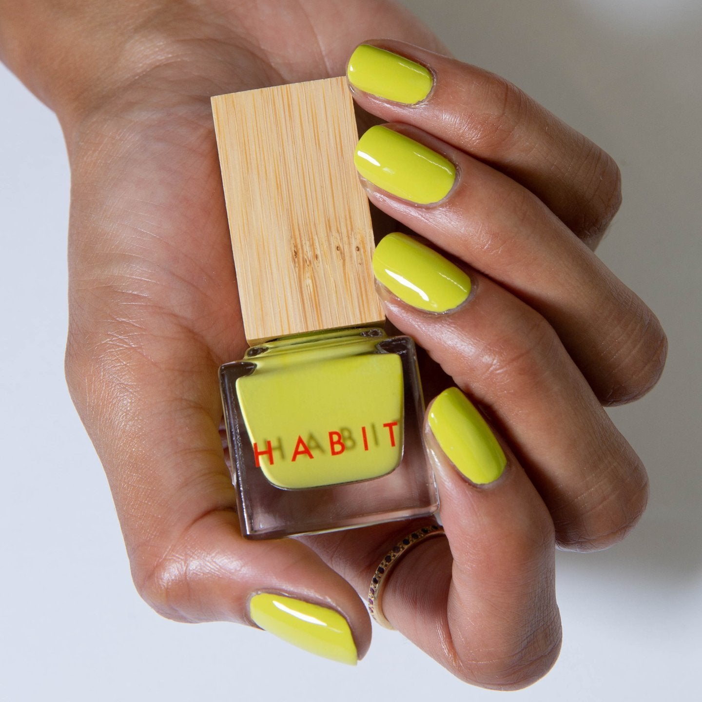 Non-Toxic Nail Polish - Chartreuse - Habit Cosmetics -Freehand Market