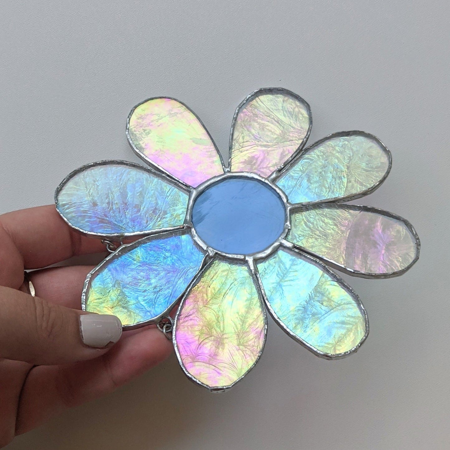 Stained Glass | Iridescent Daisy #2 - Freehand Market -Freehand Market