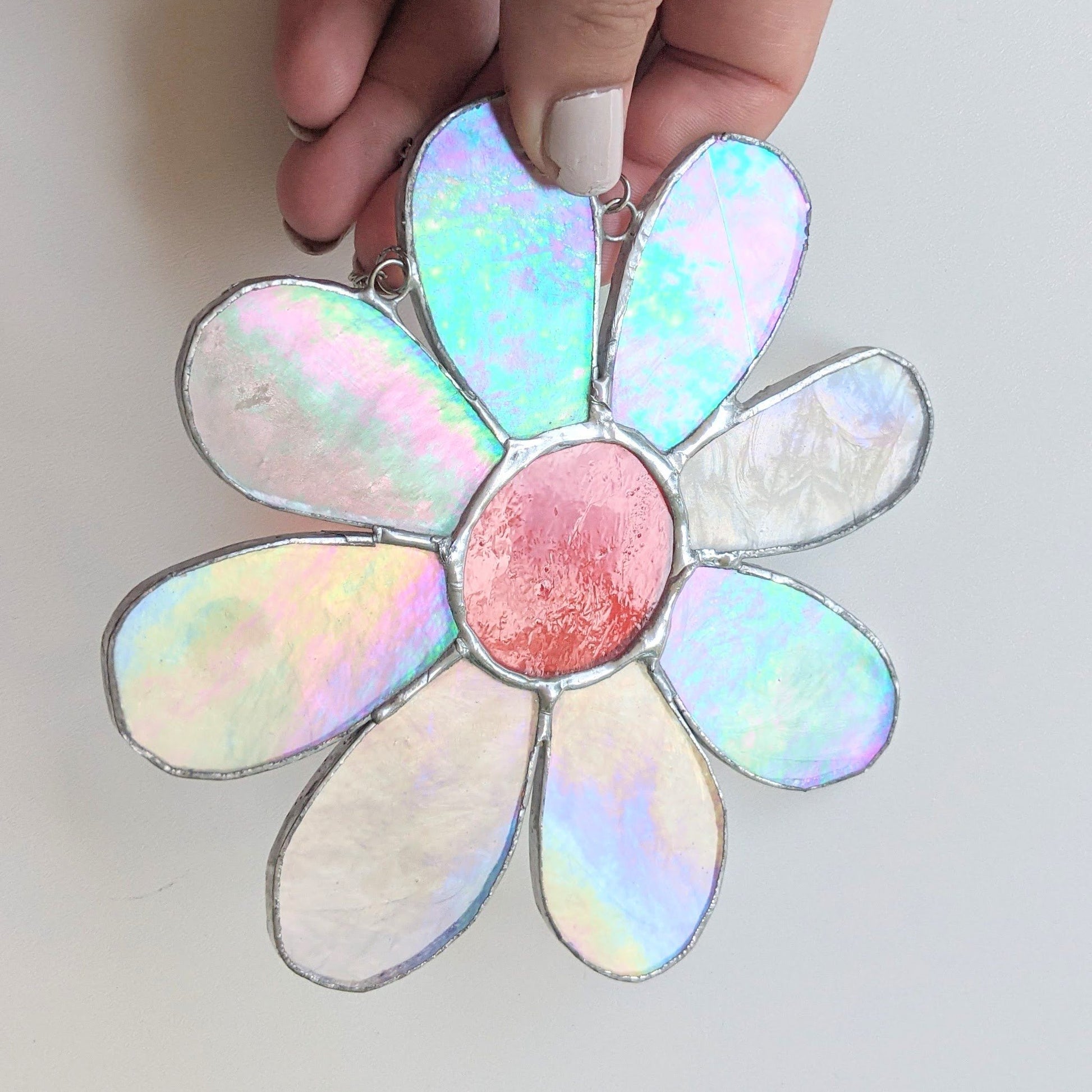 Stained Glass | Iridescent Daisy #6 - Freehand Market -Freehand Market
